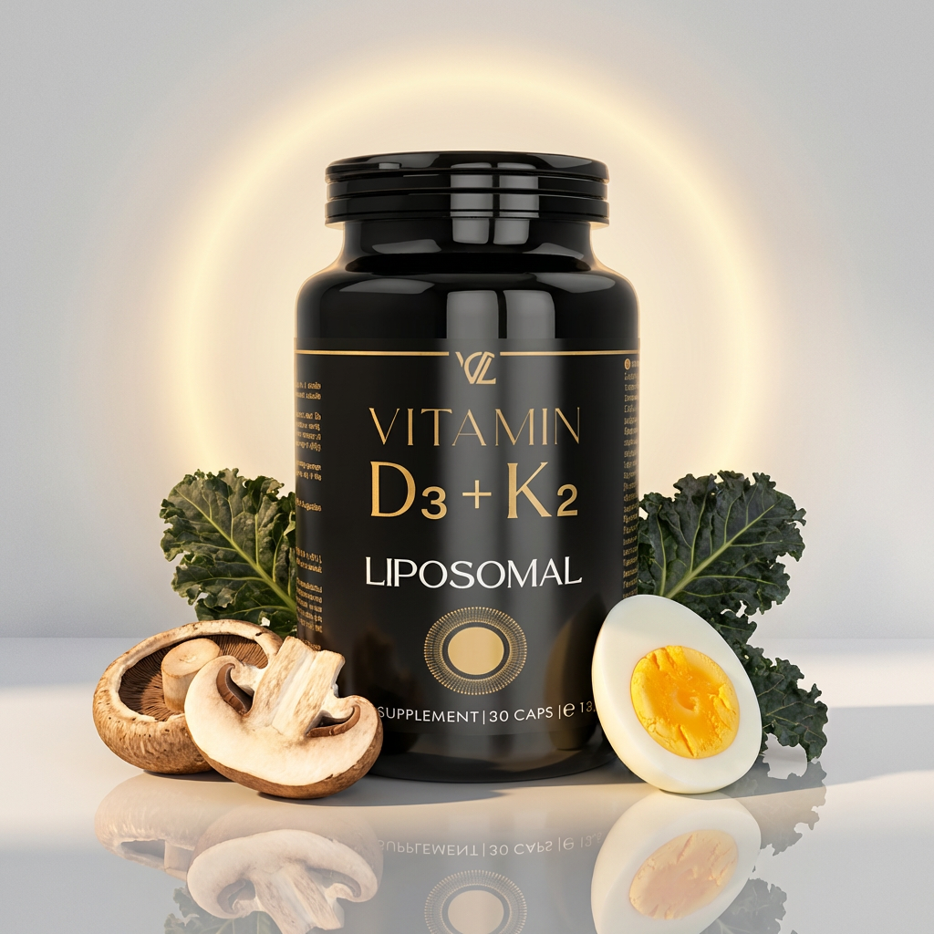 Liposomal Vitamin D3 & K2 (MK7) 4000 IU angle 3
